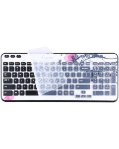 Ultra Thin Silicone Clear Keyboard Cover Skin Protector Compatible with Logitech MK360 K360 MK365 K365 Keyboard (NOT Compatible with Other Desktop Keyboards)