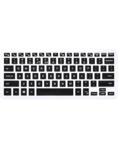 Keyboard Skin Compatible with Dell Inspiron 13 5000 i5368 i5378 i5379, Dell Inspiron 13 7373 7375 i7368 i7378, 15.6" Dell Inspiron 15 i5568 i5578 5579 7569 7579 Laptop [Without Numeric keypad] Black
