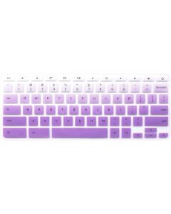 Keyboard Skin Compatible with 2018/2019 Lenovo Chromebook C330 11.6", Lenovo Flex 11 Chromebook 11.6", Lenovo Chromebook N20 N21 N22 N23 100e 300e 500e,Lenovo Chromebook N42 N42-20 14" Gradient Purple
